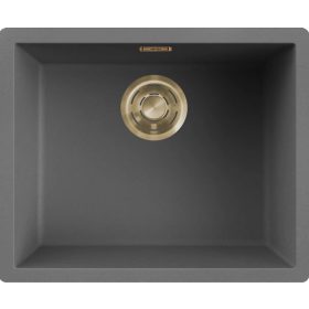   ELLECI- Mosogatótálca Zen 105 Keratek K99 Dark Grey arany tartozékokkal