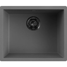   ELLECI- Mosogatótálca Zen 105 Keratek K99 Dark Grey fekete tartozékokkal