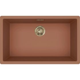   ELLECI- Mosogatótálca Zen 130 Keratek K83 Cavern Clay arany tartozékokkal