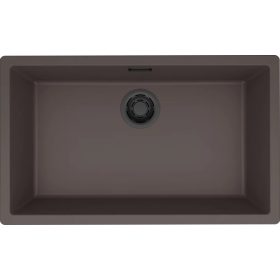   ELLECI- Mosogatótálca Zen 130 Keratek K87 Cocoa fekete tartozékokkal