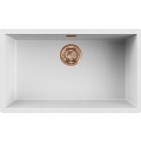   ELLECI- Mosogatótálca Zen 130 Keratek K96 White bronz tartozékokkal