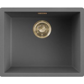   ELLECI- Mosogatótálca Zen-F 105 Keratek K99 Dark Grey arany tartozékokkal