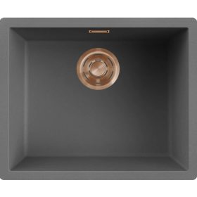   ELLECI- Mosogatótálca Zen-F 105 Keratek K99 Dark Grey bronz tartozékokkal