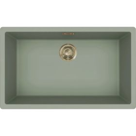   ELLECI- Mosogatótálca Zen-F 130 Keratek K82 Sage Green arany tartozékokkal