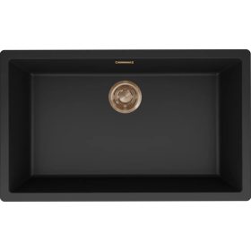   ELLECI- Mosogatótálca Zen-F 130 Keratek K86 Black bronz tartozékokkal