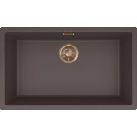   ELLECI- Mosogatótálca Zen-F 130 Keratek K87 Cocoa bronz tartozékokkal