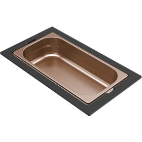   ELLECI - Tároló edény egyrészes gourmet 378 bronz HPL kerettel