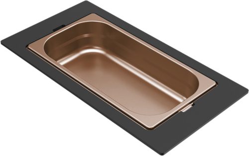 ELLECI - Tároló edény egyrészes gourmet 378 bronz HPL kerettel