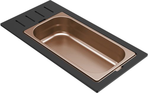 ELLECI - Tároló edény egyrészes gourmet 433 bronz HPL kerettel