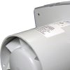 Fürdőszoba ventilátor Dalap 100 BFAZW emelt teljesítménnyel, időzítővel és páraérzékelővel Dlp 41017