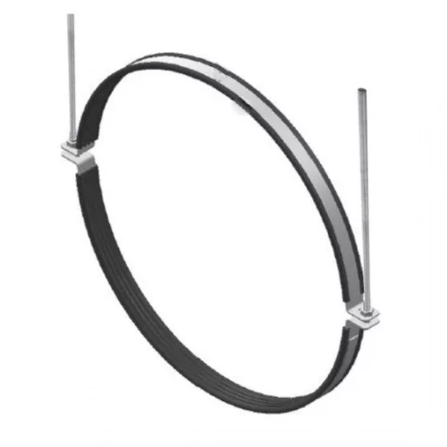 Légtechnikai gumis csőbilincs DN 1400 mm  kétpontos függesztéssel (UWG LD)