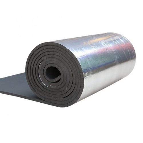 Szintetikus kaucsuk  lap  NMC Insul roll ALU (alukasírozott)   9 mm (15 m2/tekercs)~