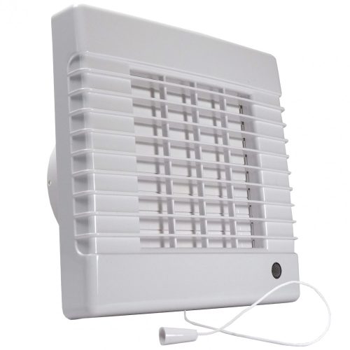 Fürdőszoba ventilátor Dalap 100 LVLZ ECO, halkított, időzítővel és húzókapcsolóval Dlp 41113