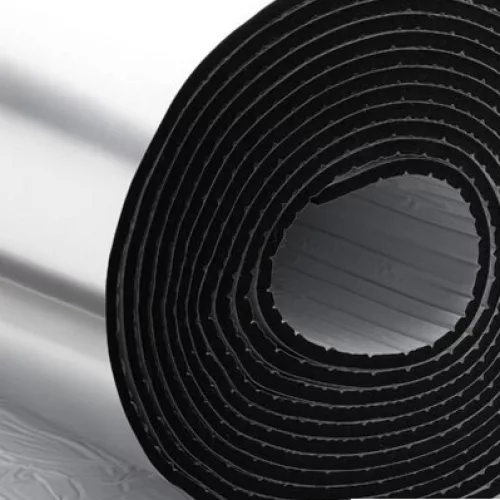 Szintetikus kaucsuk  lap NMC Insul roll Cover Silver ÖNTAPADÓ  25 mm (6 m2/tekercs)~