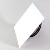 R Design CUBE-125W fehér négyzetes légszelep