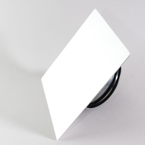 R Design CUBE-125W fehér négyzetes légszelep