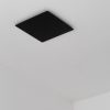 R Design CUBE-125B fekete négyzetes légszelep