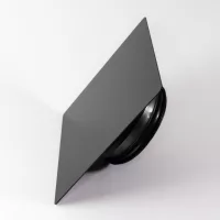 Fekete fém design négyzetes légszelep