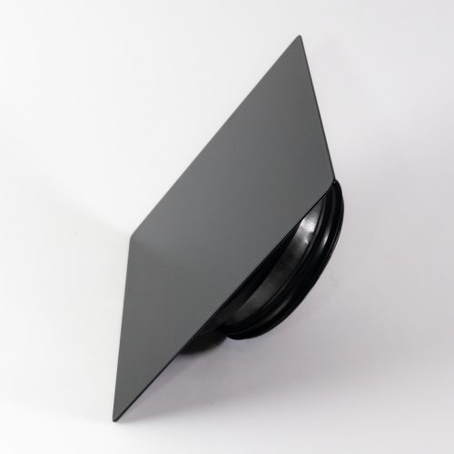 R Design CUBE-160B fekete négyzetes légszelep