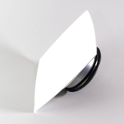 R Design SHARP-160W fehér lekerekített négyzetes légszelep