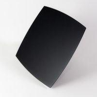 Fekete fém design kerekített négyzetes légszelep