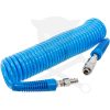 Levegőcső spirál  6 m kék - szerelt  8 mm / 5 mm PU - BGS