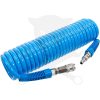 Levegőcső spirál  6 m kék - szerelt 12 mm / 8 mm PU - BGS