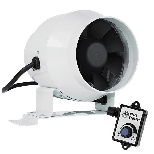 Dalap MF 100 EC csőventilátor energiatakarékos motorral és fordulatszám-szabályozóval, Ø 100 mm Dlp24MF100