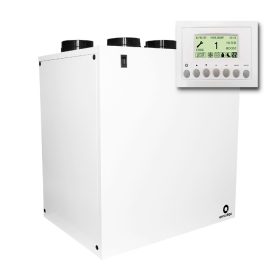   AERAULIQA QR-280A központi hővisszanyerős szellőztető LCD kijelzős vezérléssel