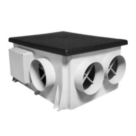   AERAULIQA QPMEV-125 HYP szellőztető ventilátor páraérzékelővel és szabályzó egységgel