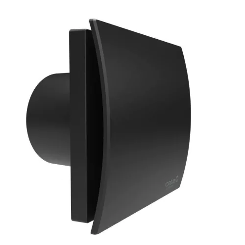 Cata UC-10 Silentis STD fekete ventilátor dekoratív előlappal, pillangószeleppel