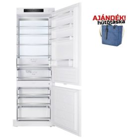   NODOR - Beépíthető hűtőszekrény kombinált NorFrost HAIL-193 TNF BI 70 + Ajándék Hűtőtáska