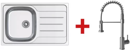 CATA XPB4 mosogatótálca (CDL) + csaptelep (XPB) szett