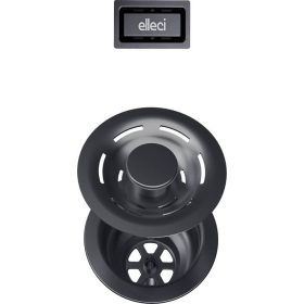   ELLECI - FLOW-PRO szűrő és négyzetes túlfolyó egymedencés mosogatókhoz - fegyveracél