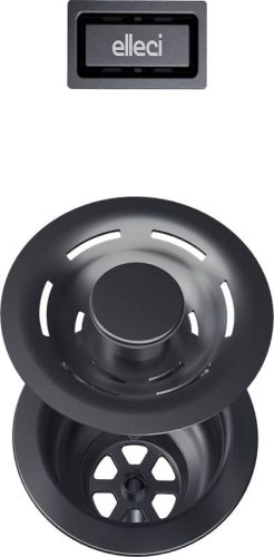 ELLECI - FLOW-PRO szűrő és négyzetes túlfolyó egymedencés mosogatókhoz - fegyveracél