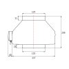 Radiális csőventilátor Dalap Turbine M 125 Dlp 8129