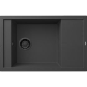   ELLECI - Mosogatótálca Unico 305 G40 Nero fekete tartozékokkal