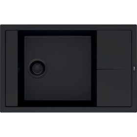   ELLECI - Mosogatótálca Unico 305 K86 Black fekete tartozékokkal