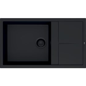   ELLECI - Mosogatótálca Unico 410 K86 Black fekete tartozékokkal