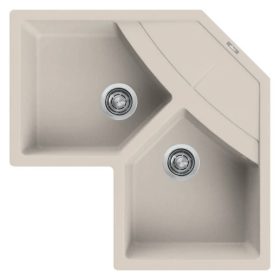 ELLECI - Mosogatótálca Unico CORNER sarok G39 Bianco soft