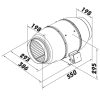 Dalap AP Quiet Ø 200 Dlp 3075