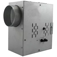 Alacsony zajszinttel radiális csőventilátorok termosztáttal és sebesség szabályzóval