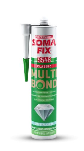SomaFix Professional S546 hibrid általános ragasztó – MULTIBOND Kristálytiszta