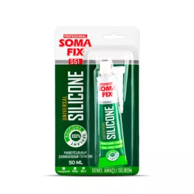SomaFix Professional S52 univerzális szilikon Fekete