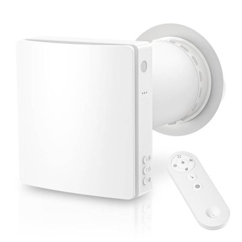 HOLTOP/AIRWOODS AV-TTW5-W egyhelyiséges hővisszanyerős szellőztető automata zsaluval, WiFi csatlakozással, páraérzékelő szenzorral, pollenszűrővel