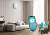 HOLTOP/AIRWOODS AV-TTW5-W SH7IE egyhelyiséges hővisszanyerős szellőztető, páraérzékelővel, automata zsaluval, WiFi csatlakozással, kültéri hangcsillapító elemmel