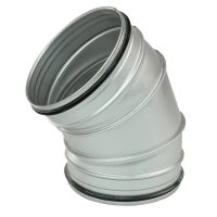 Rozsdamentes 45°-os könyök idomok