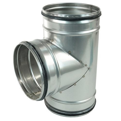 Dalap TMI-O rozsdamentes acél “T” ágidom gumi tömítéssel, Ø 125 / Ø 125 mm Dlp80096I