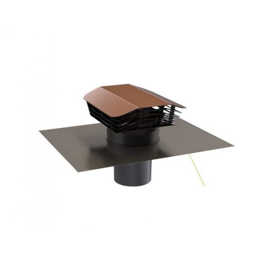 CTP2 125 R PVC tetősapka NA125 mm cserépvörös (RAL 3009)