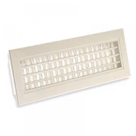   Kétsoros alumínium aprólamellás fali rács  200 x 150 mm AHVN-W - állítható lamellákkal, fehér színű (RAL 9016)